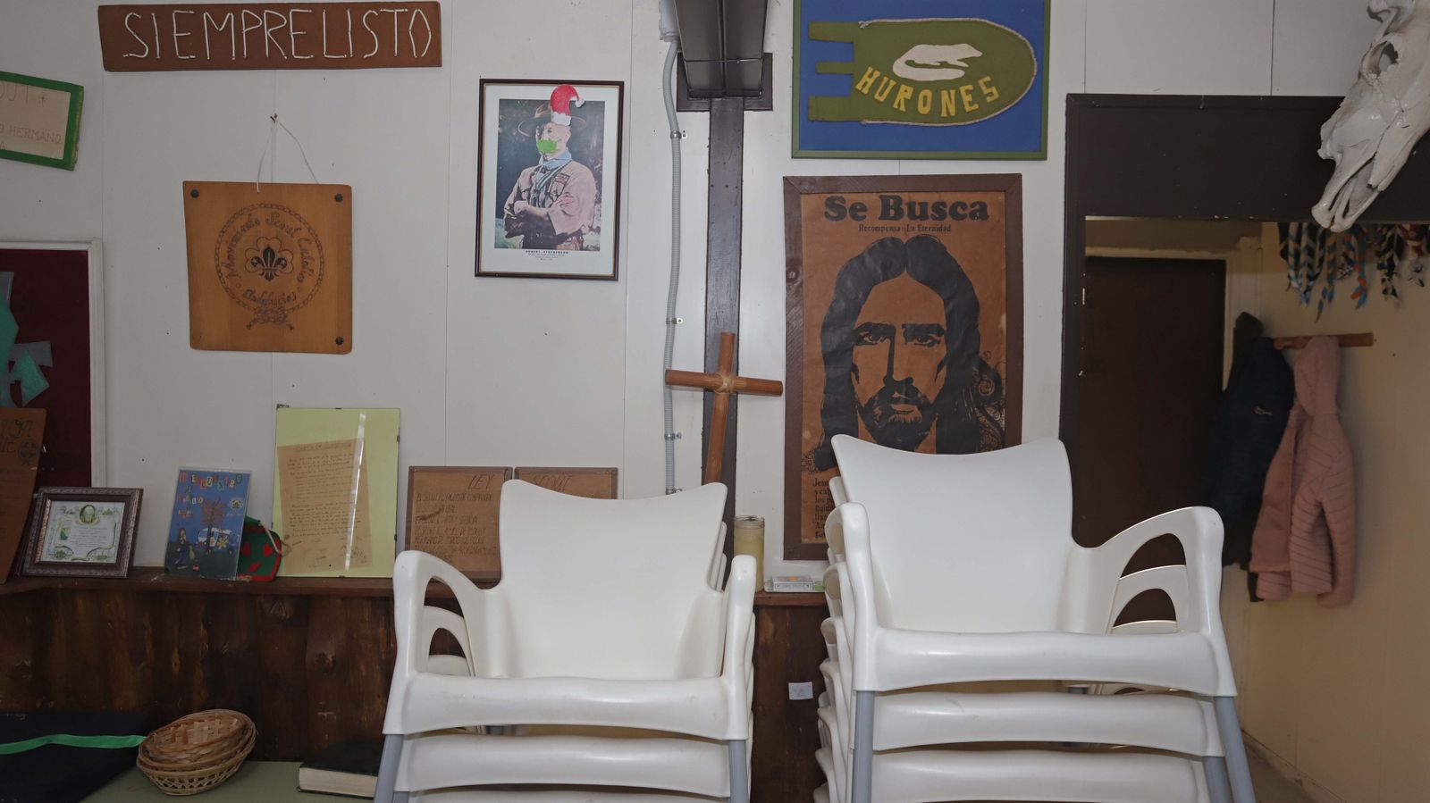 Fotos de los desperfectos en la parroquia de San Miguel en Algeciras