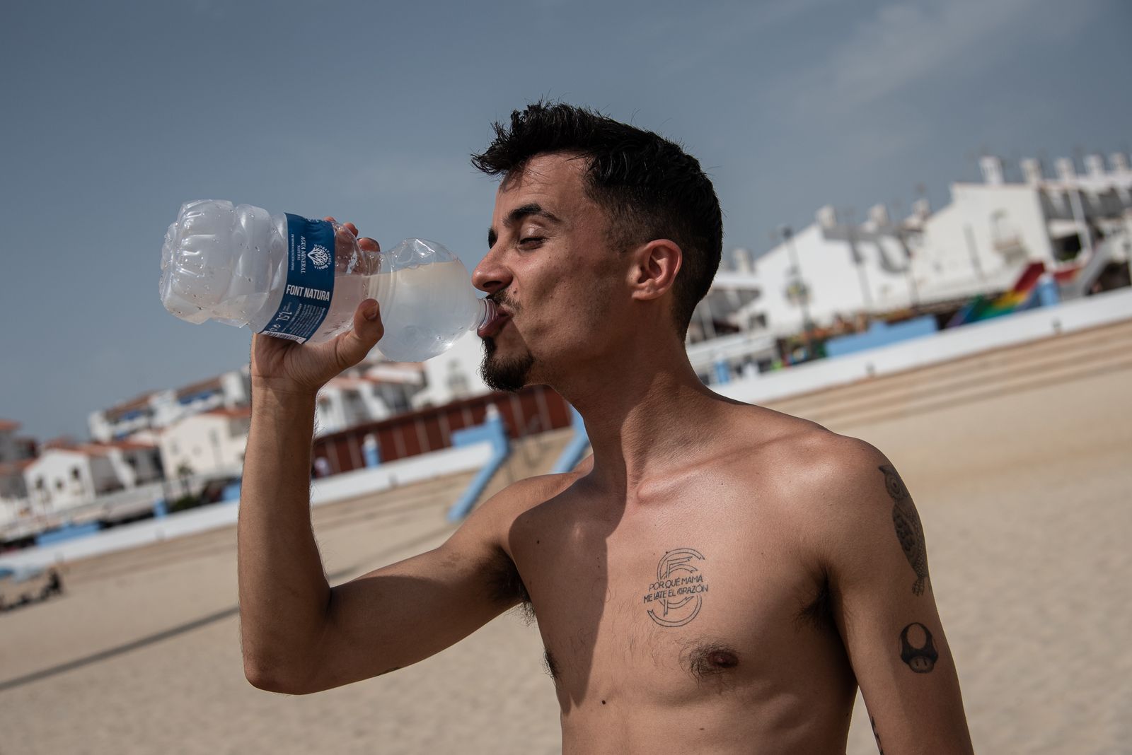 Ola de calor en las playas de Huelva