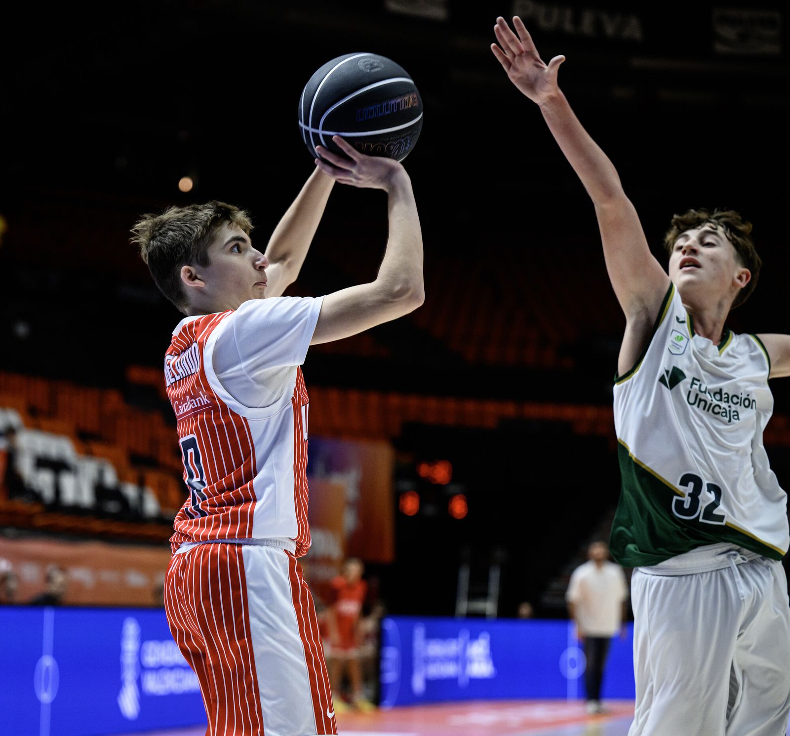 La celebración del Unicaja por acceder a la Minicopa