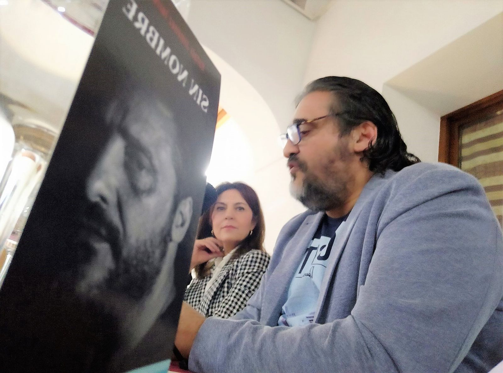 Rafael Jiménez con Magdalena Cantero.