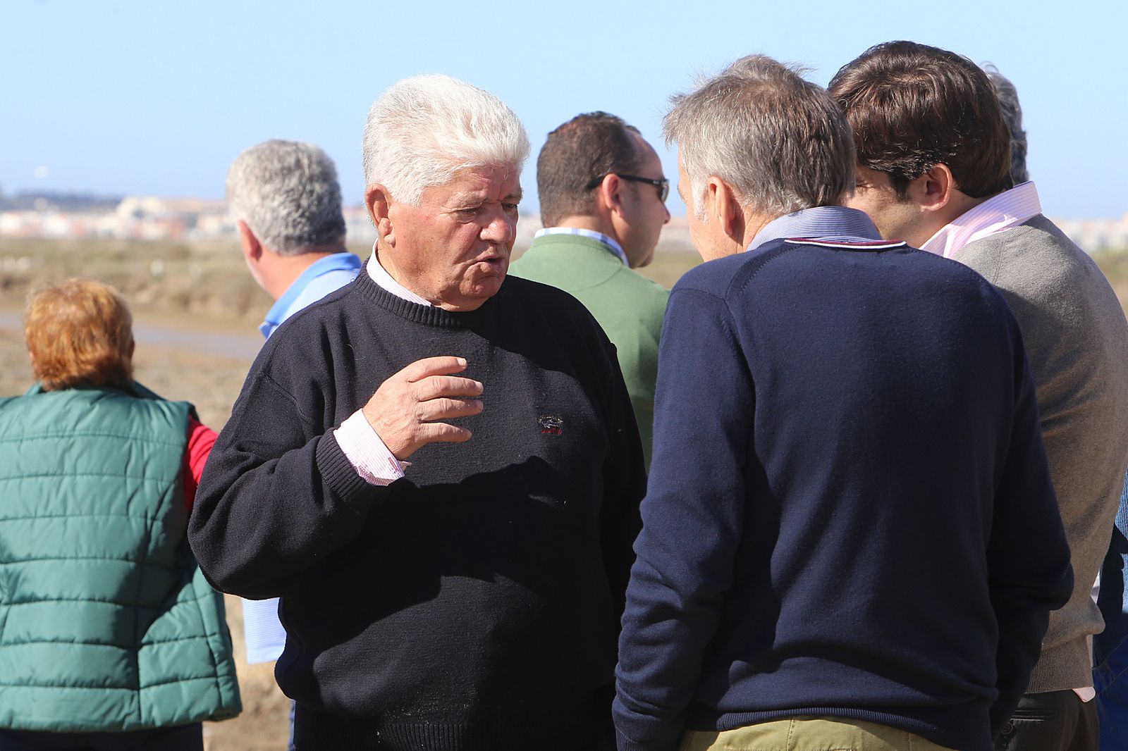 Manuel Barberá Gallardo 'Manguita', en un despesque.