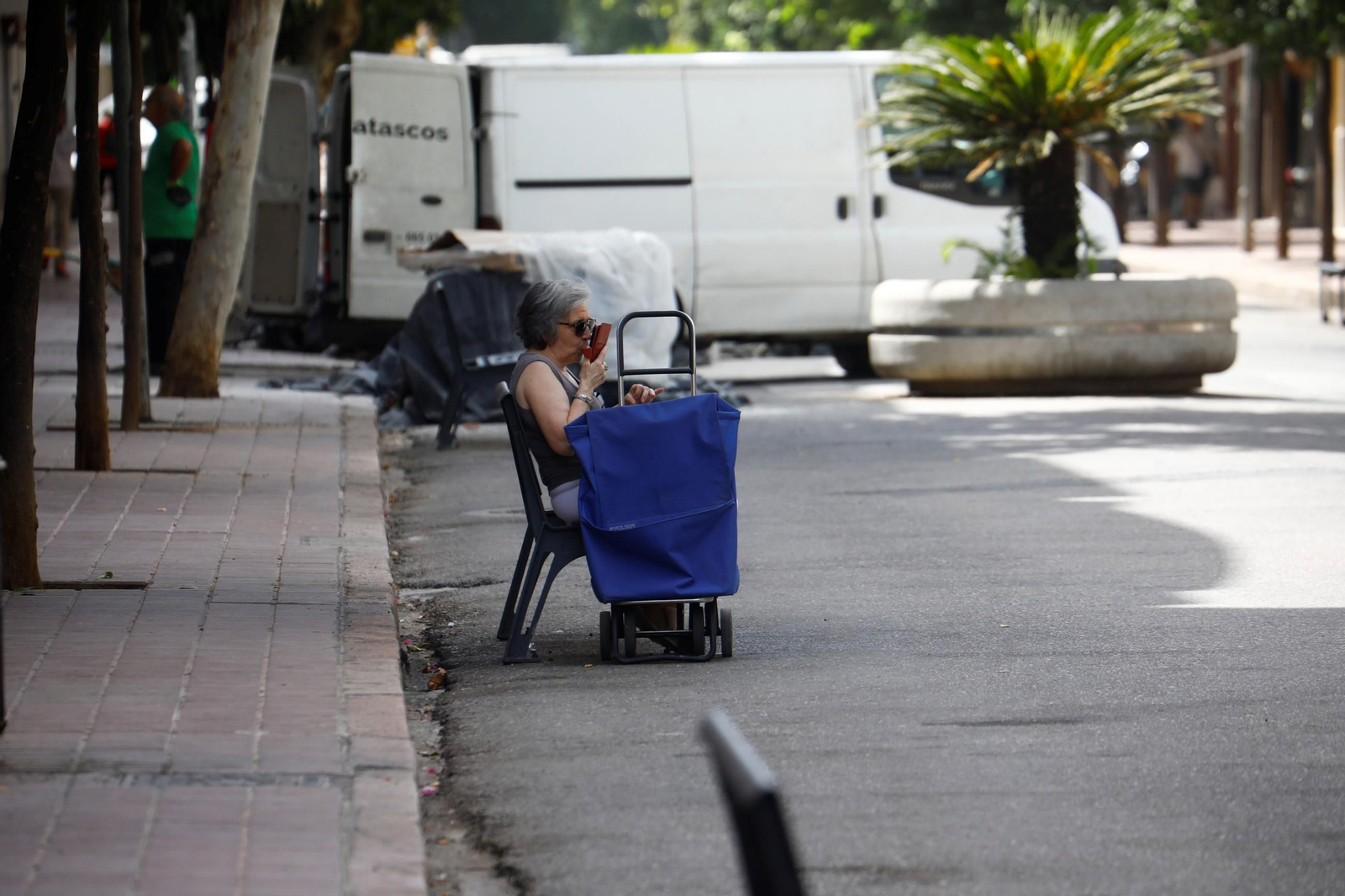 Ambiente en la avenida de Barcelona
