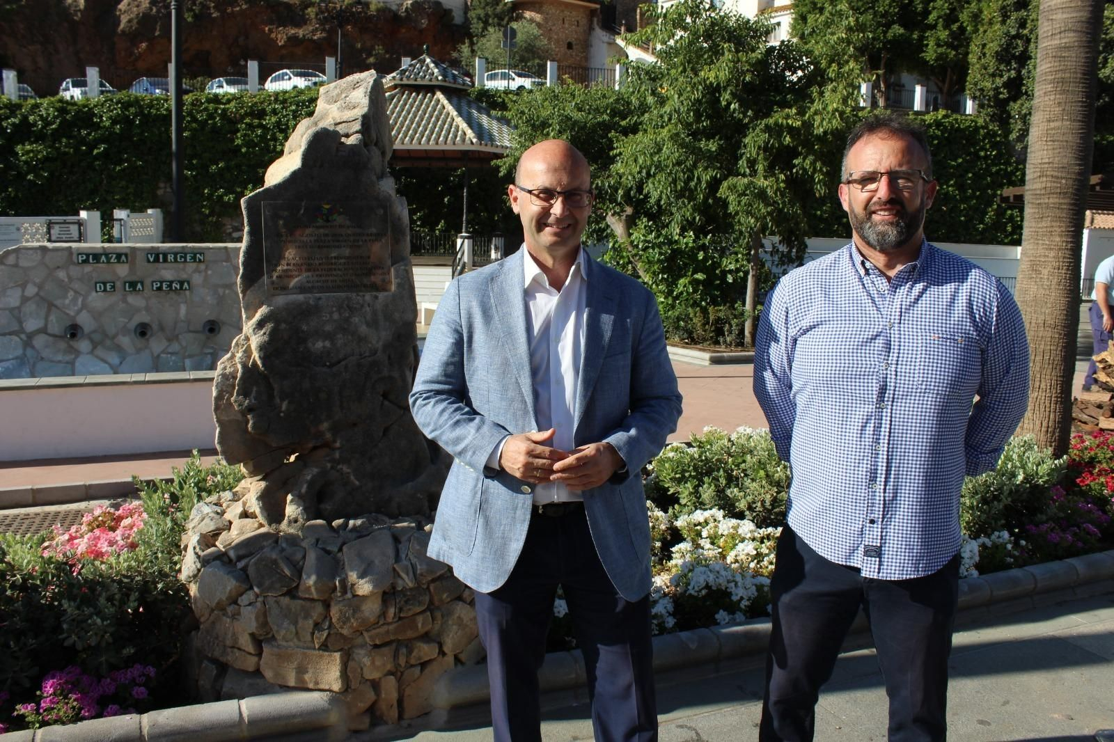 Los concejales Nicolás Cruz (D.) y José Carlos Martín.