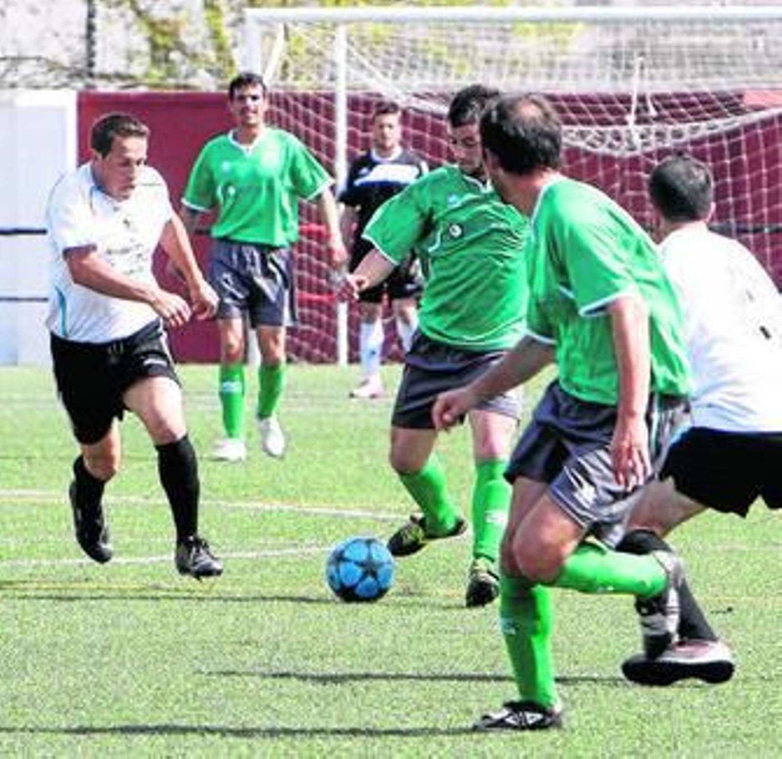 Imagen de uno de los choques jugados en casa.