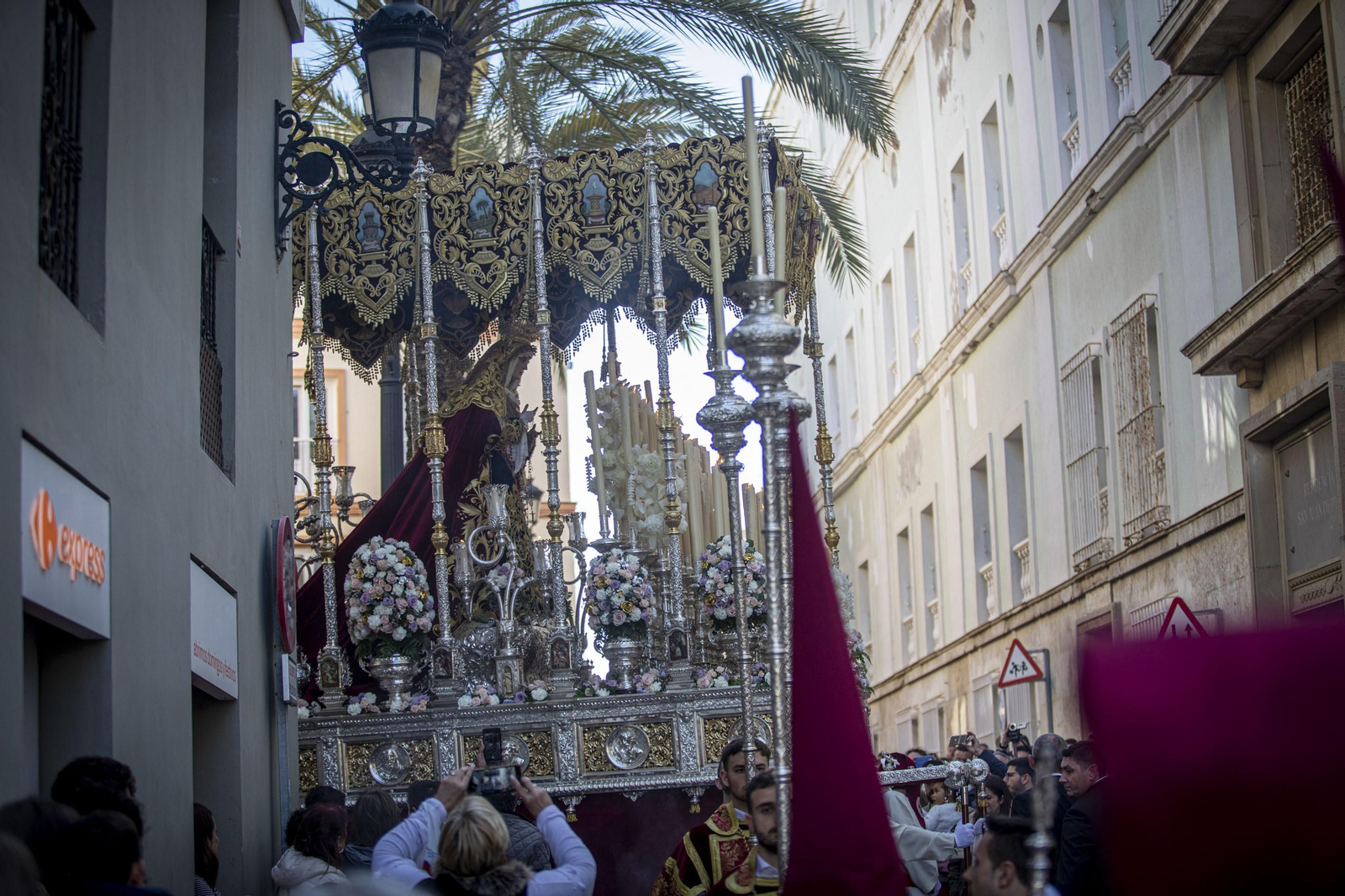 Las imágenes de la cofradía de Sentencia en la Semana Santa de Cádiz 2022