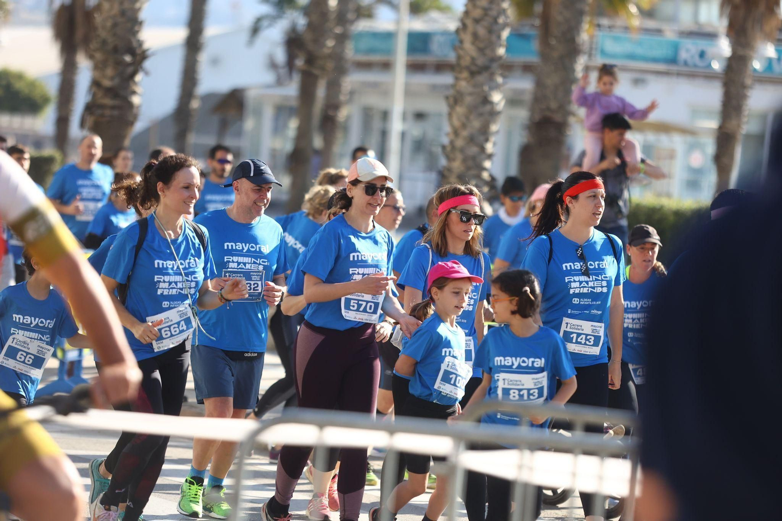 Las mejores fotos de la I Carrera Solidaria Mayoral de Málaga