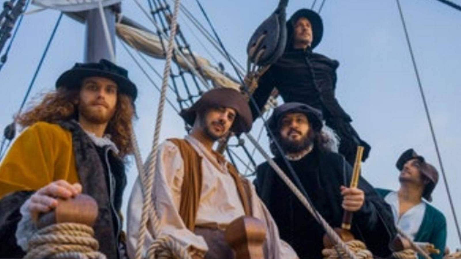 Representación teatral de la hazaña de Magallanes y Elcano.