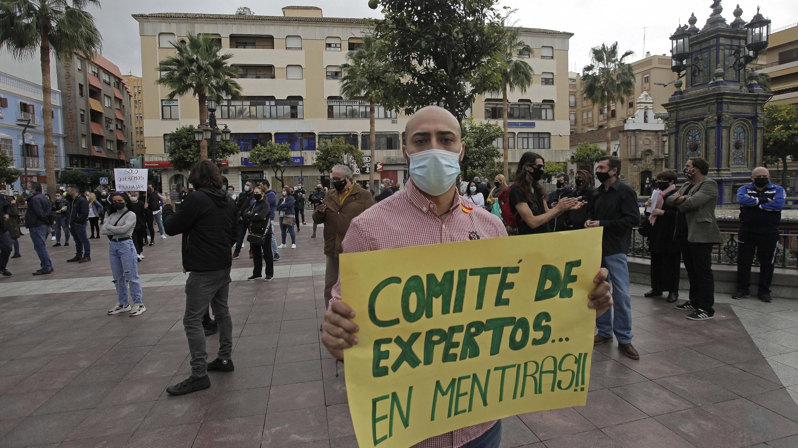 Fotos de la manifestación de la hostelería en Algeciras