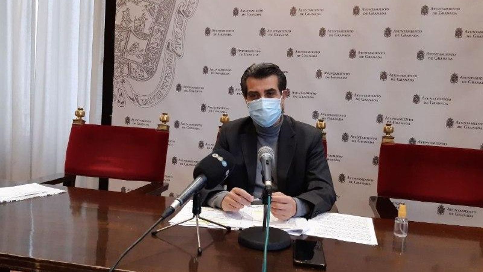 Antonio Cambril, portavoz de Podemos-IU