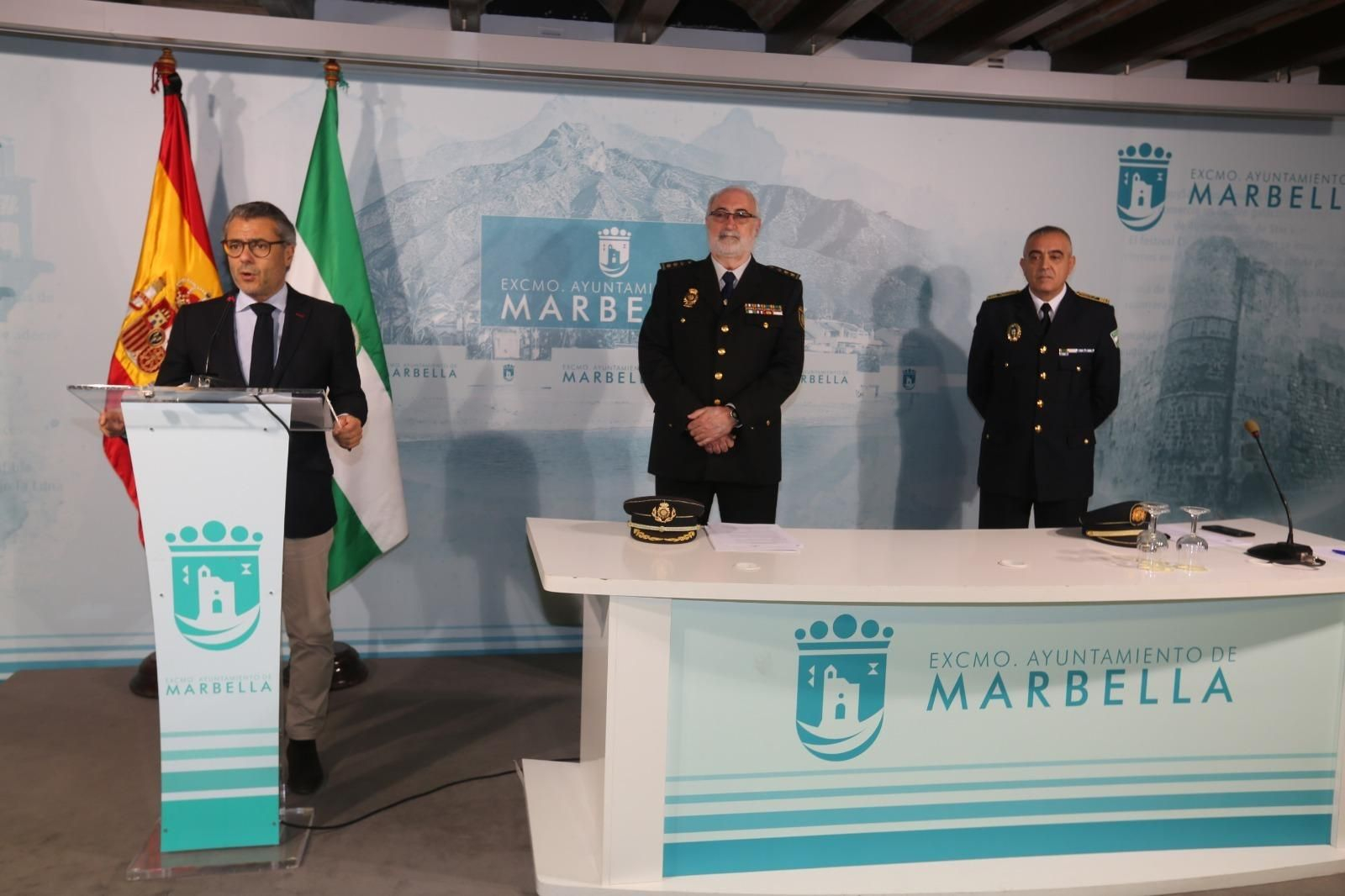 Presentación de los datos de las denuncias en Marbella por incumplir el confinamiento.