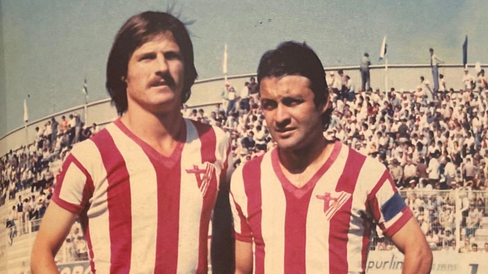 Maxi junto a Juan Rojas, dos mitos del fútbol almeriense