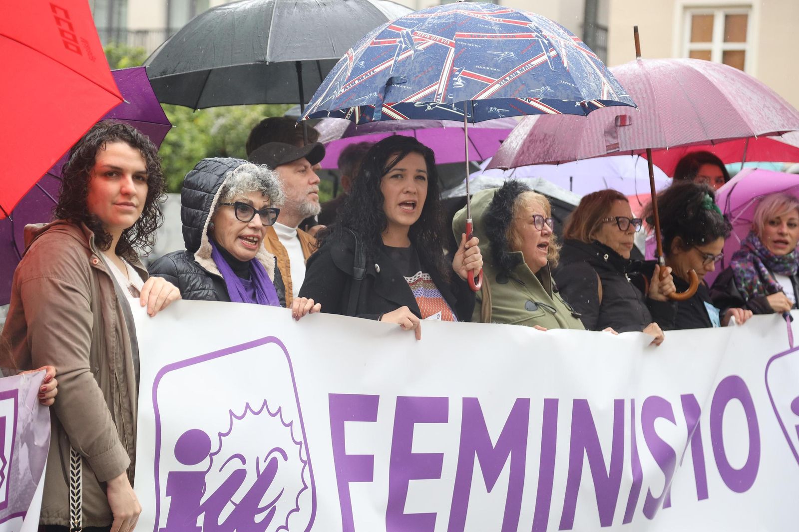 Así ha sido la concentración contra la violencia machista en Málaga