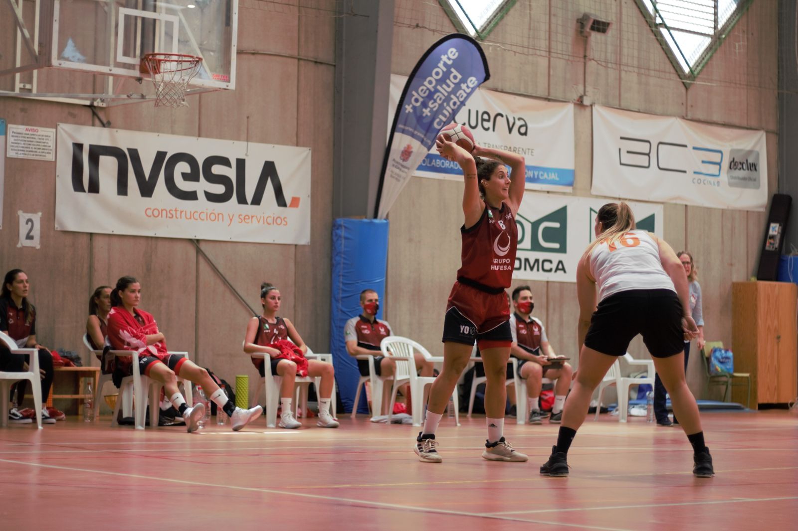 Rebeca Rodríguez destacó en el primer cuarto pero no pudo ayudar a que su equipo perdiese.