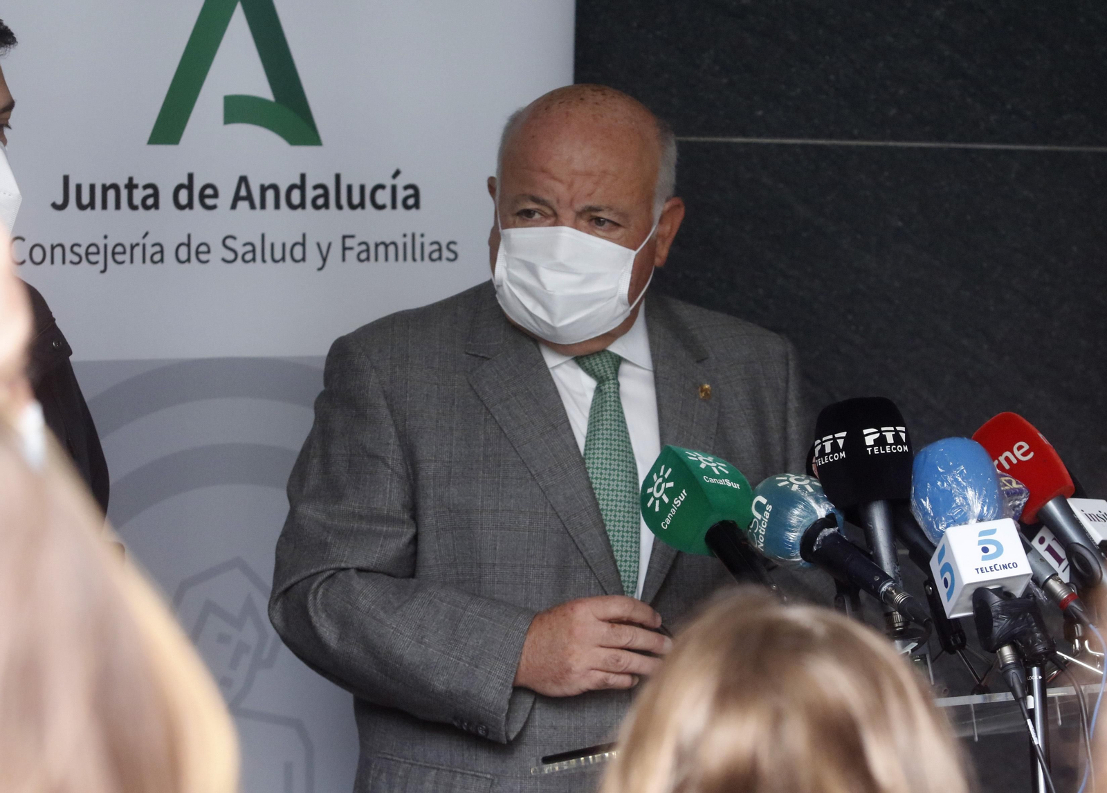 El consejero de Salud y Familia de la Junta, Jesús Aguirre.