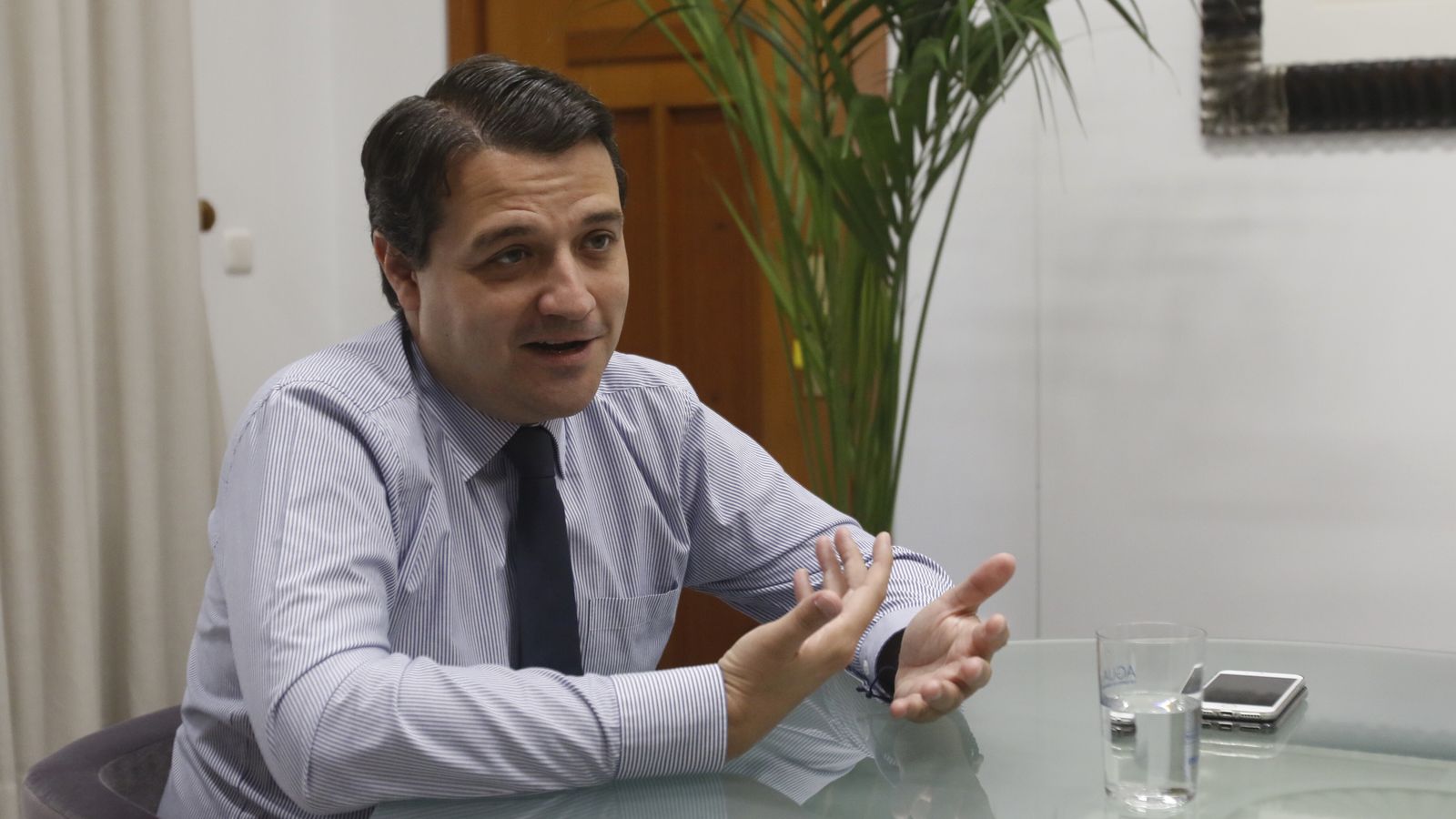 Bellido en su despacho.