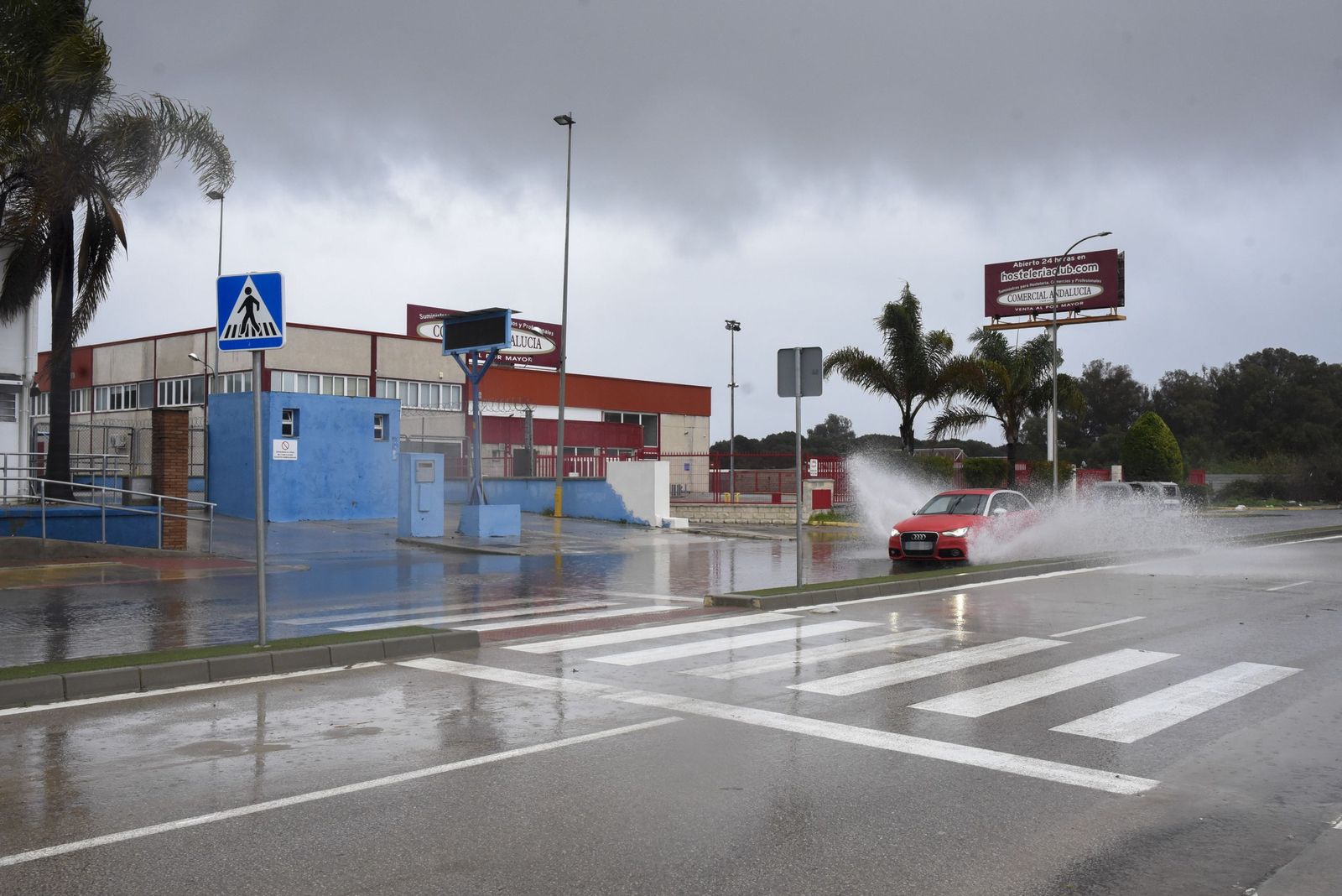 Las fotos del paso de la borrasca Francis por La Línea