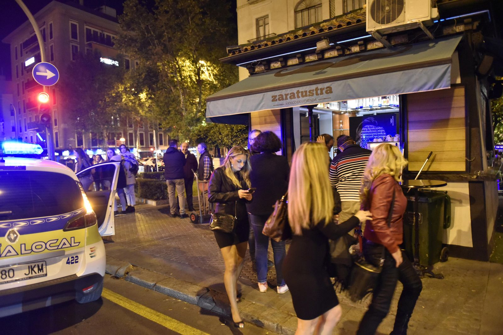 Dispositivo policial contra la movida