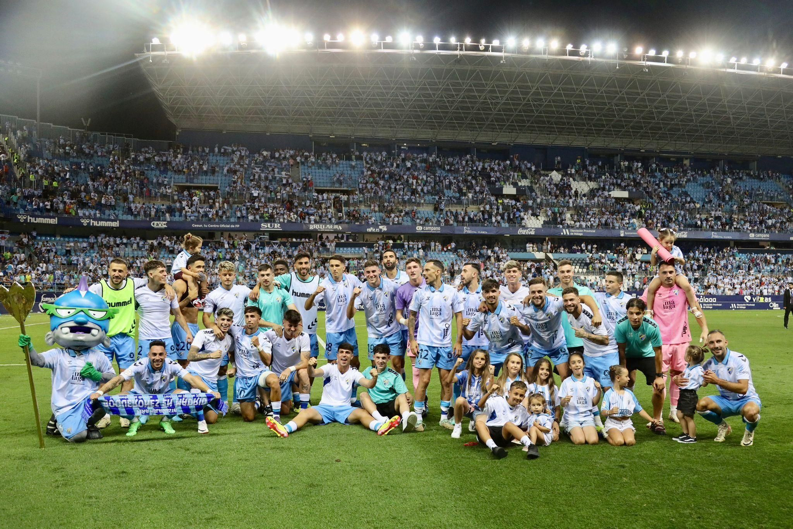 El Málaga CF-Nàstic, en fotos