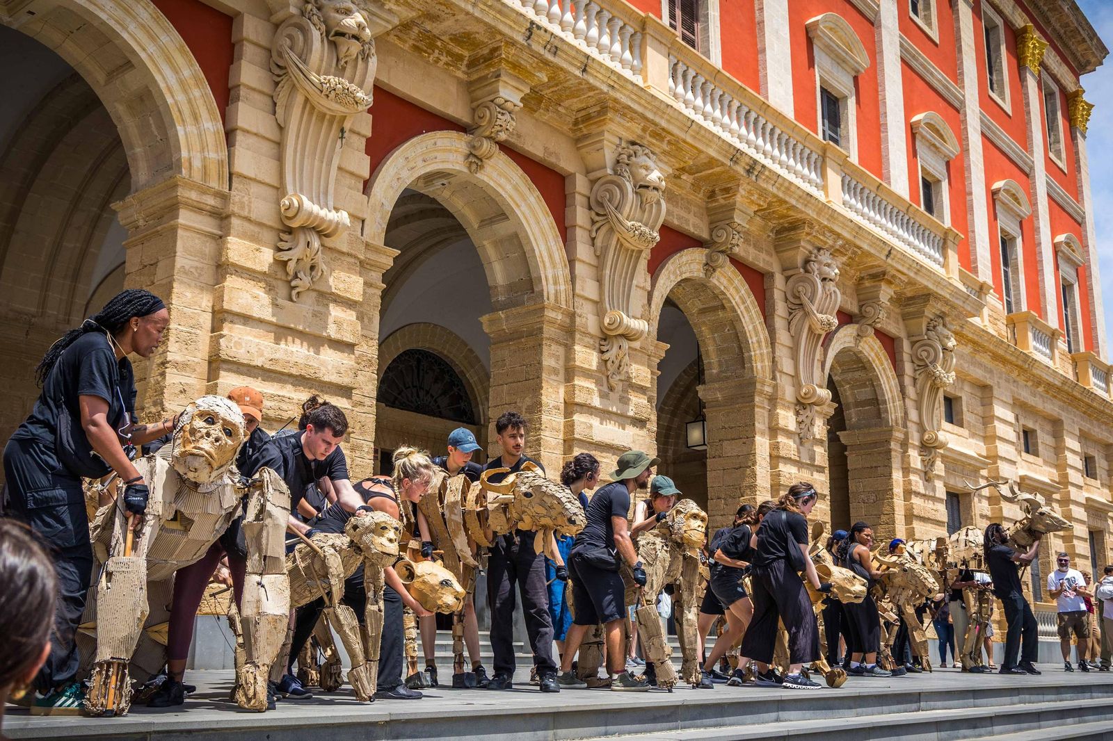 Las imágenes de 'La estampida' en San Fernando
