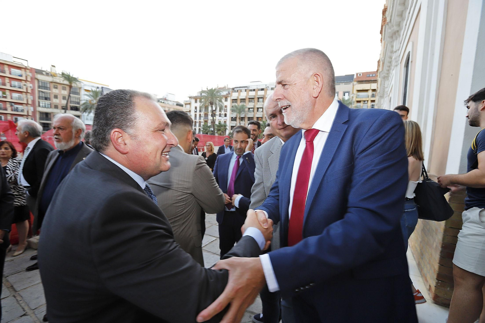 Imágenes de la recepción a los invitados a la gala de los Onubenses del Año