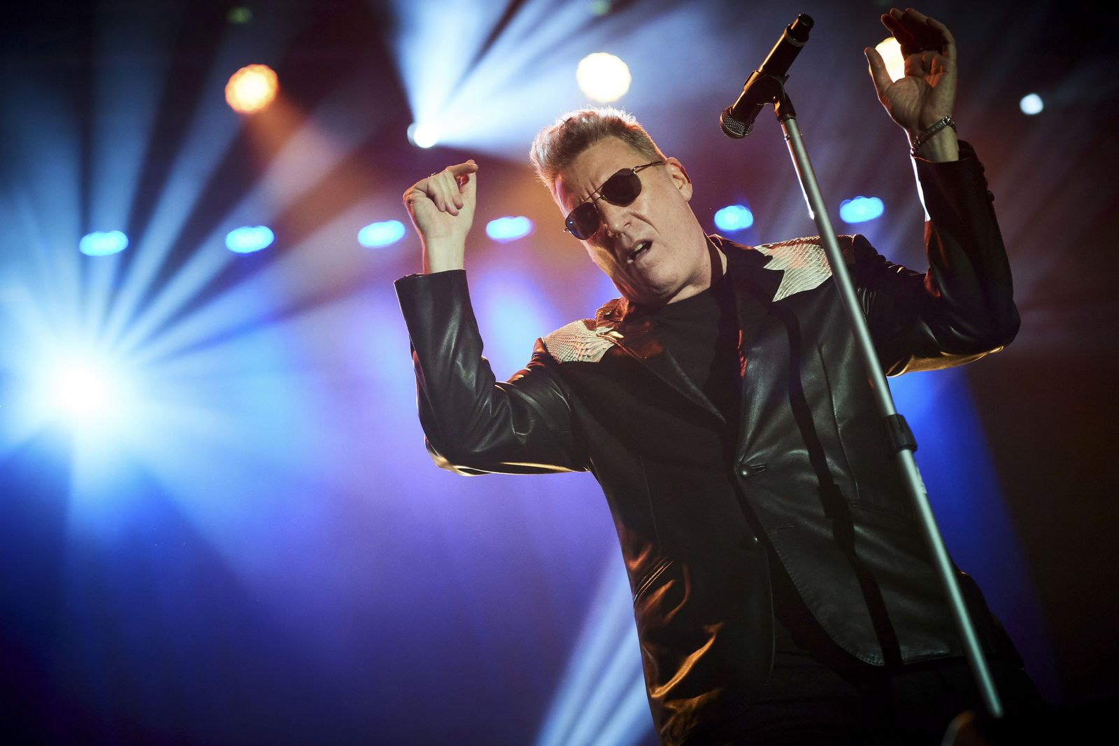 Una de las recientes actuaciones de Loquillo en Pamplona.