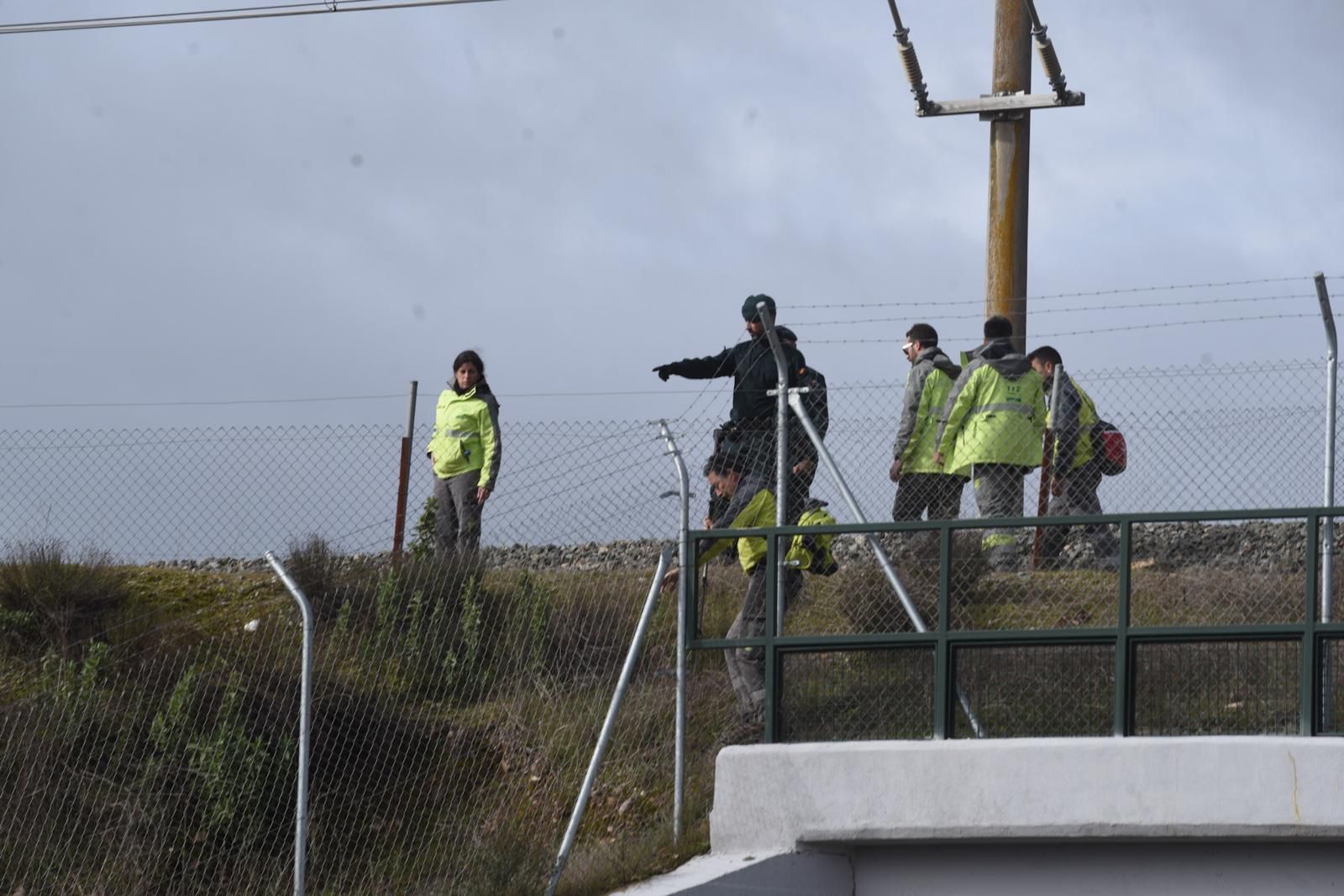 Dispositivo para encontrar a dos desaparecidos en Adamuz