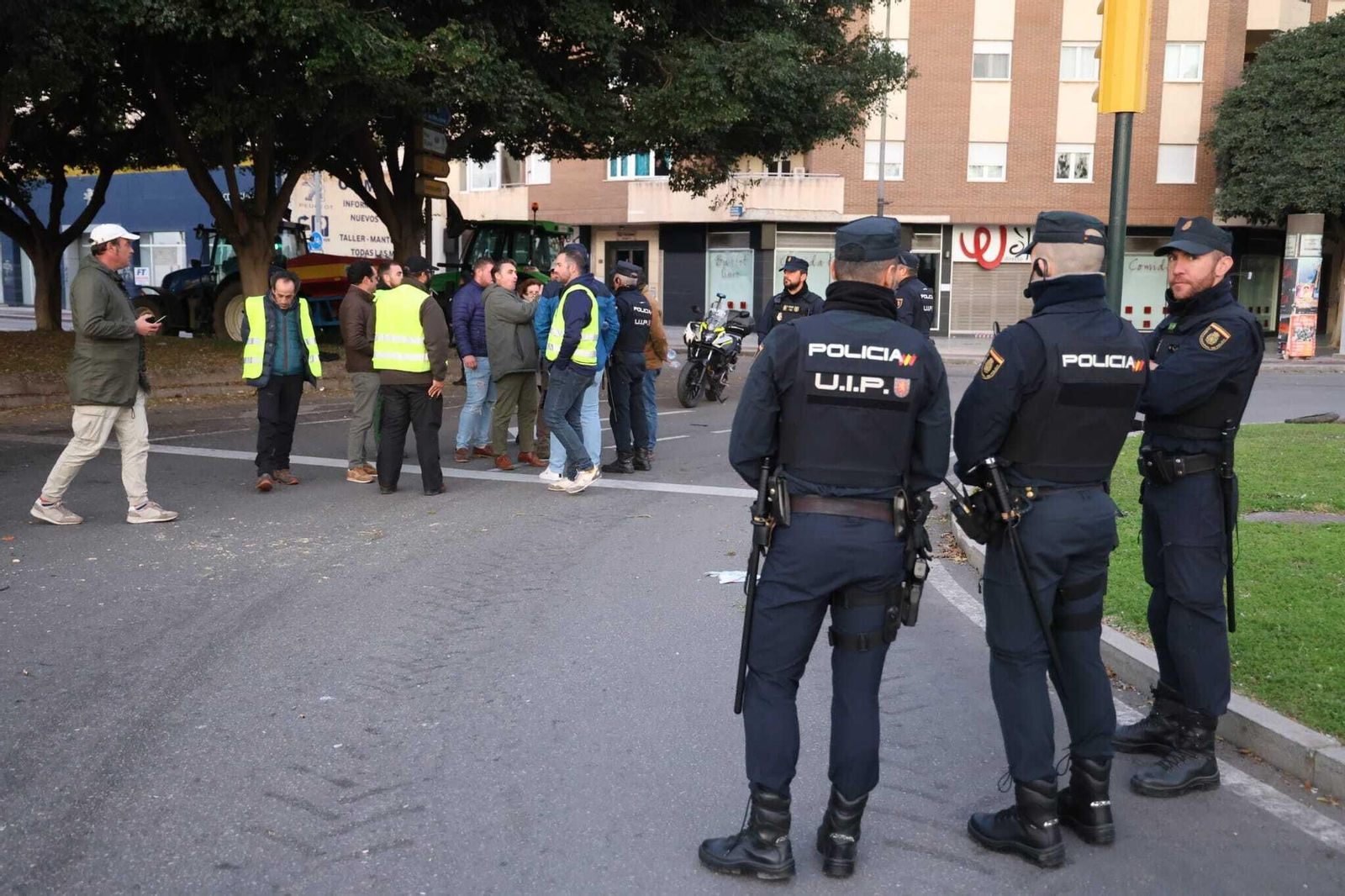Las fotos de la segunda jornada de protesta de los agricultores de Málaga Las fotos de la segunda jornada de protesta de los agricultores de Málaga