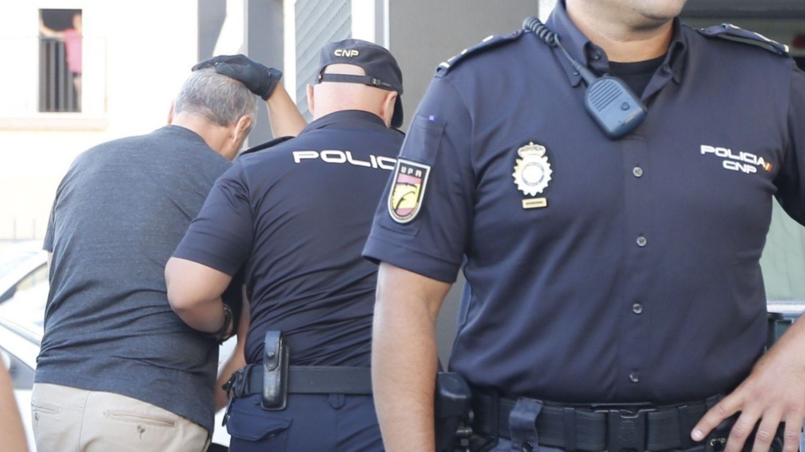 Traslado del Dioni de Almensilla a los juzgados de Coria del Río, tras su arresto en 2016.