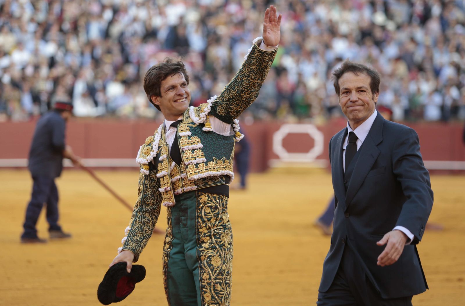 El Juli tras indultar al toro