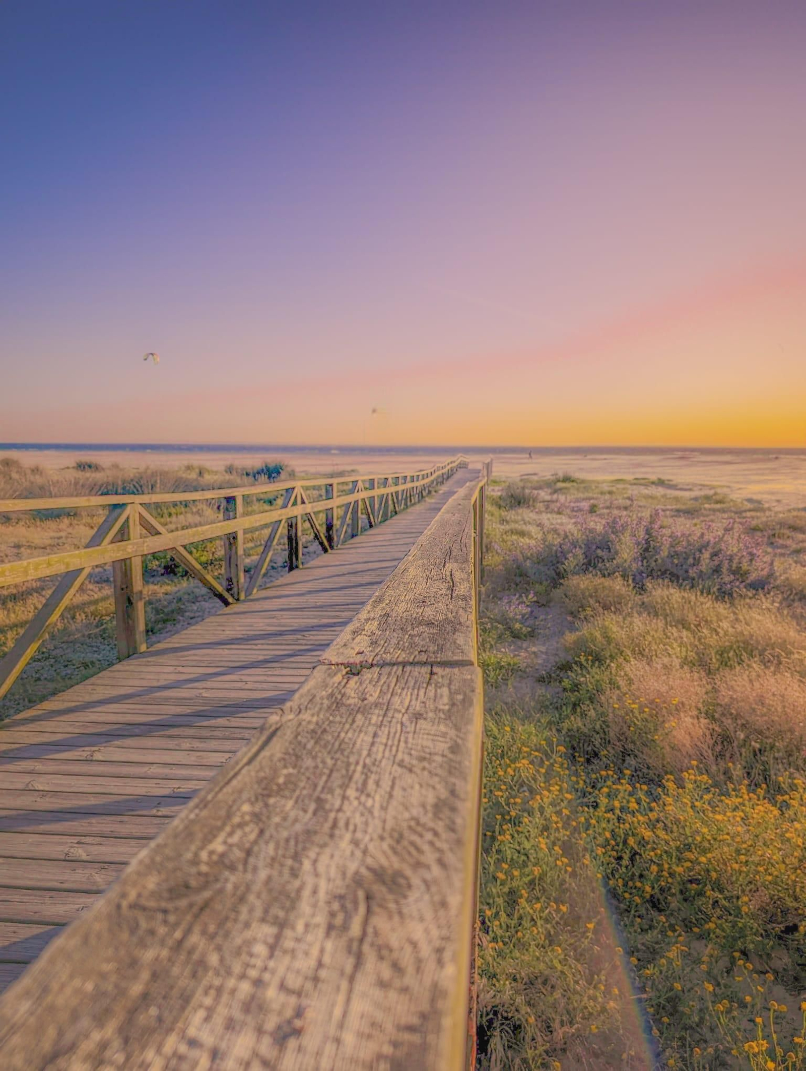Dirección a la playa de Tarifa.