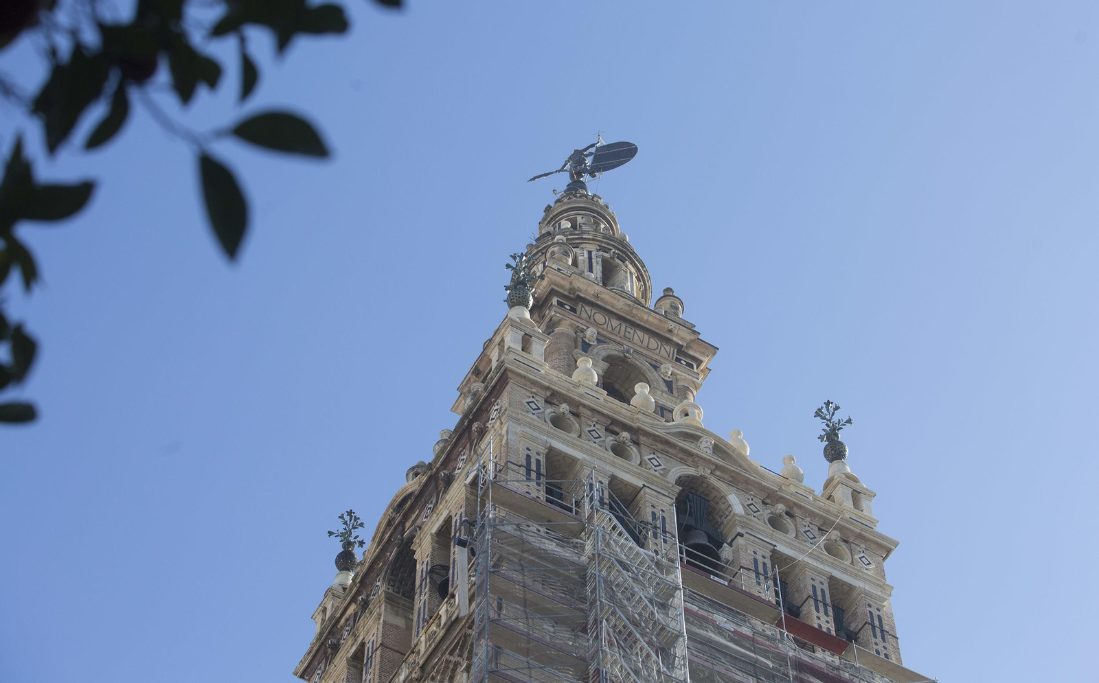 Trabajos de restauración en la Catedral.