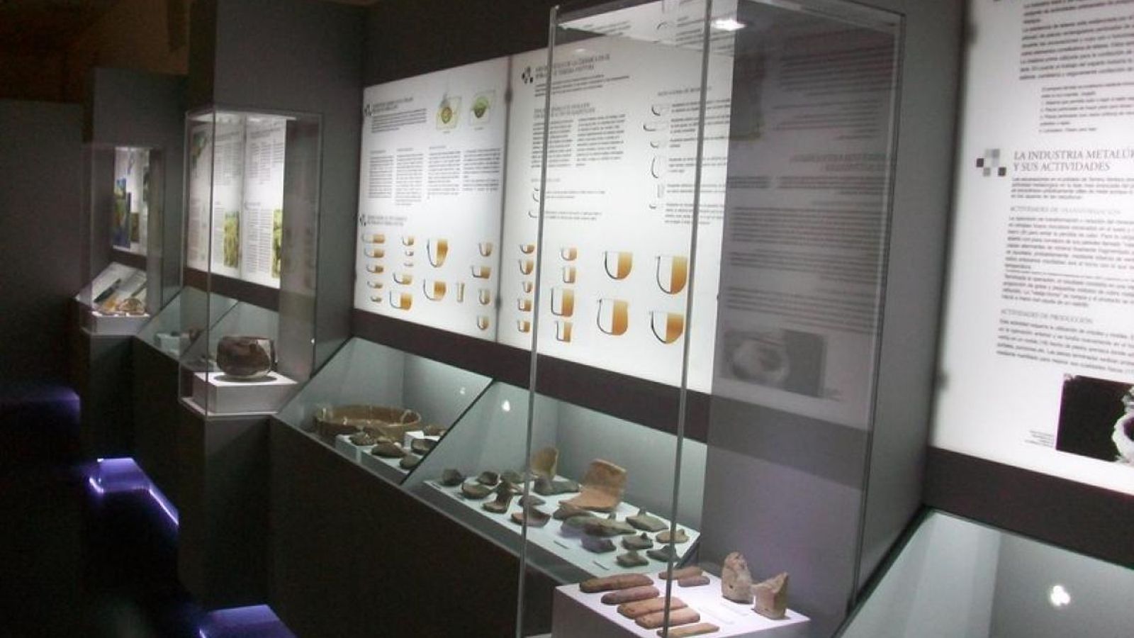 El centro de interpretación cuenta con un gran número de piezas.