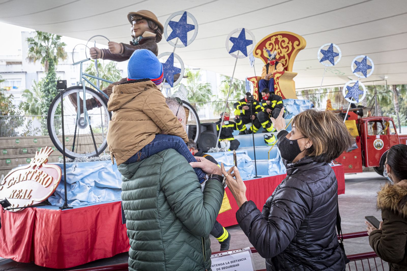 Imágenes de los Reyes Magos en Cádiz