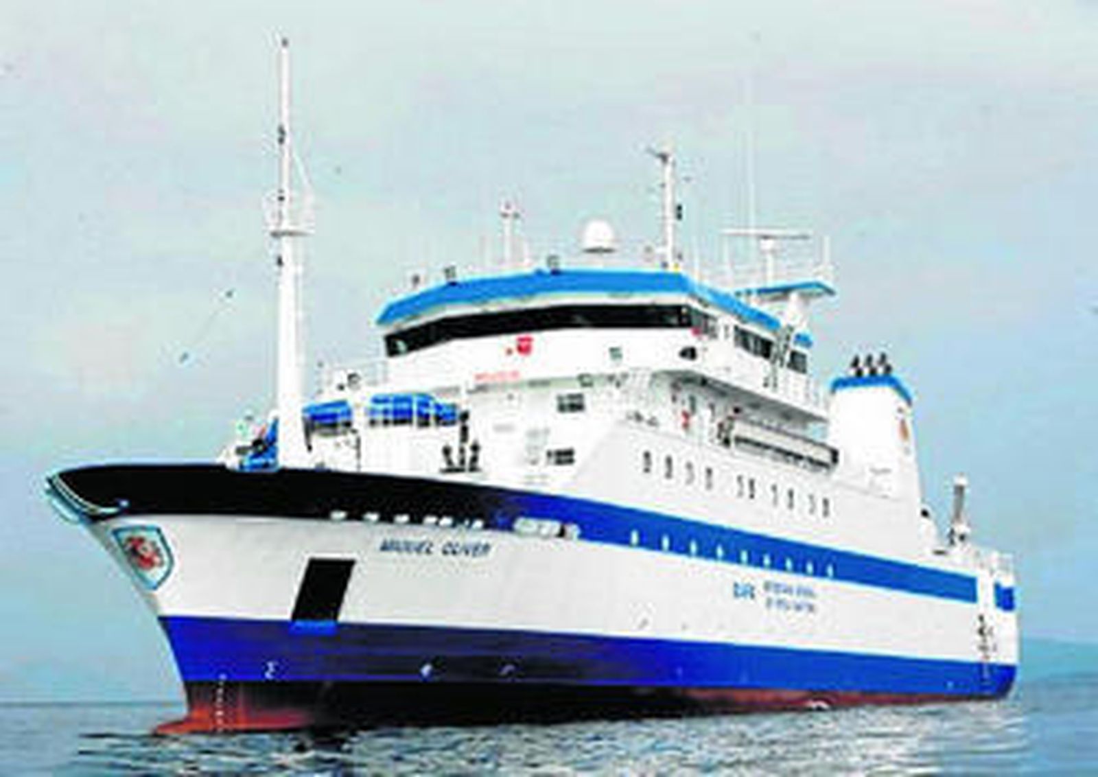 El buque oceanográfico 'Miguel Oliver'.