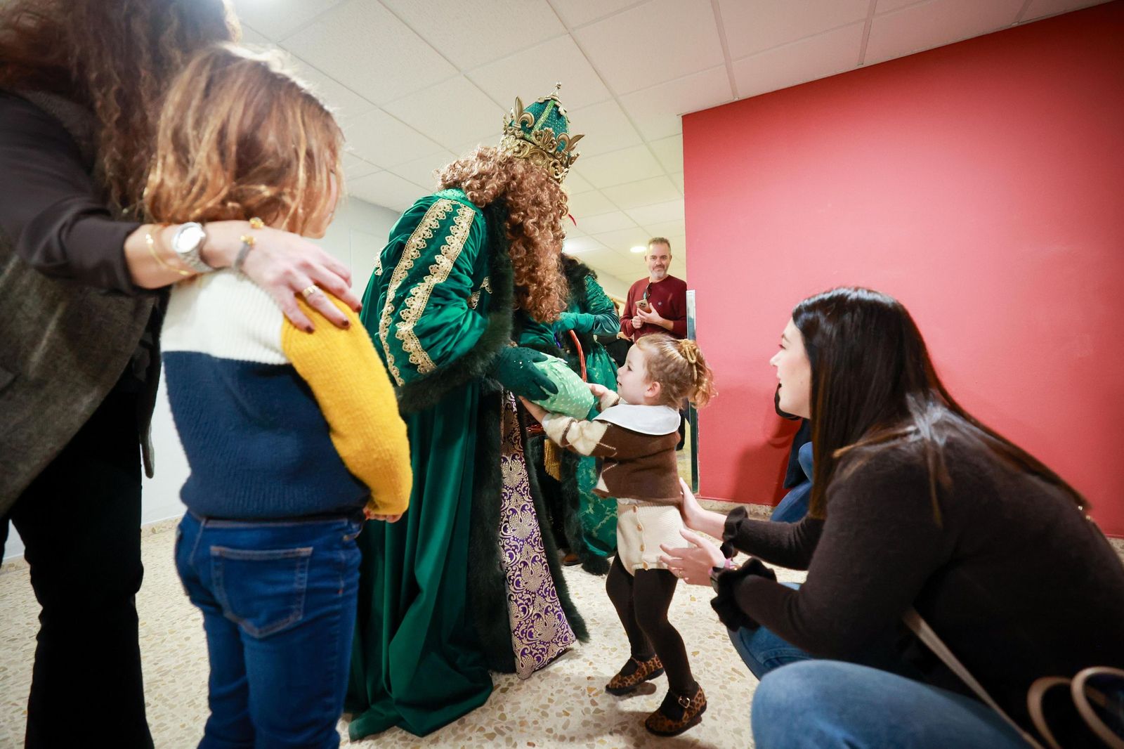 Los Reyes Magos, en el hospital Puerta del Mar de Cádiz.