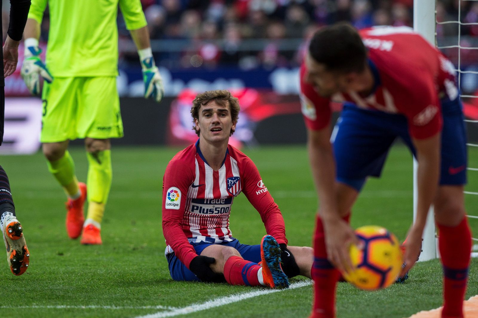 El Atlético de Madrid-Levante, en imágenes