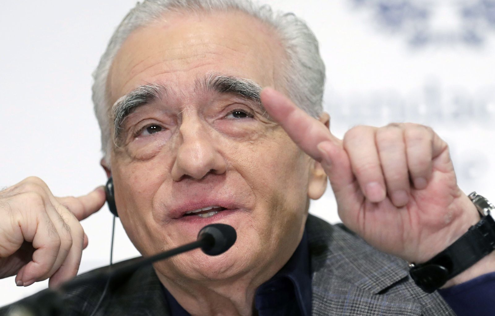 Martin Scorsese, en la rueda de prensa que ofreció en Oviedo.