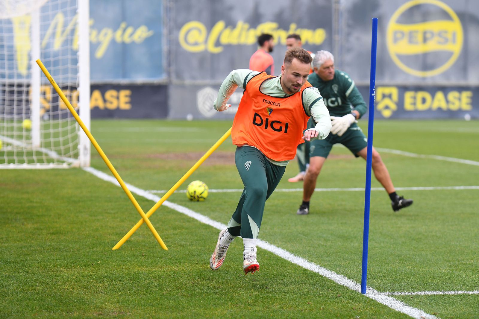 Ontiveros en una sesión de esta semana.