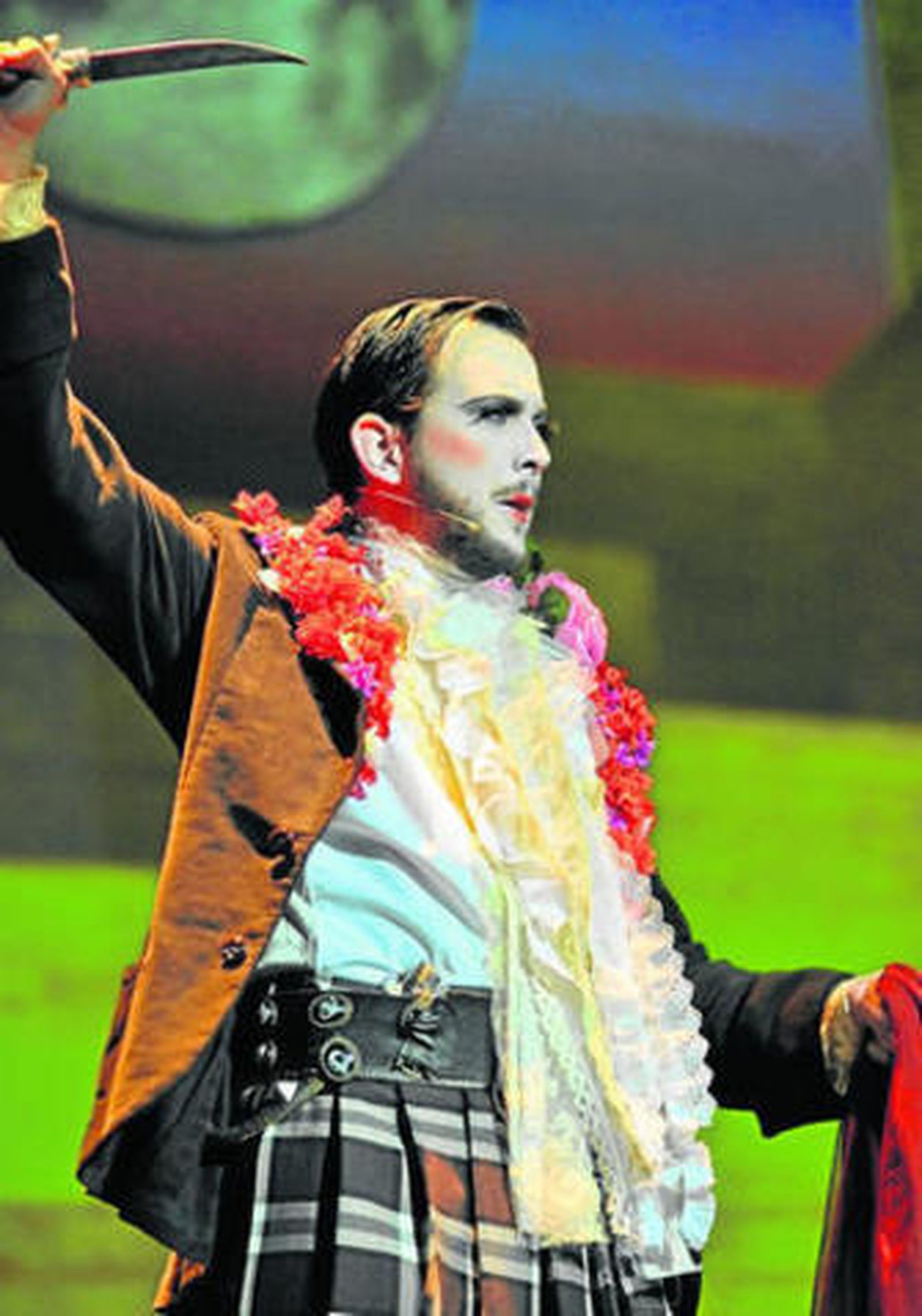 Un momento de la representación.