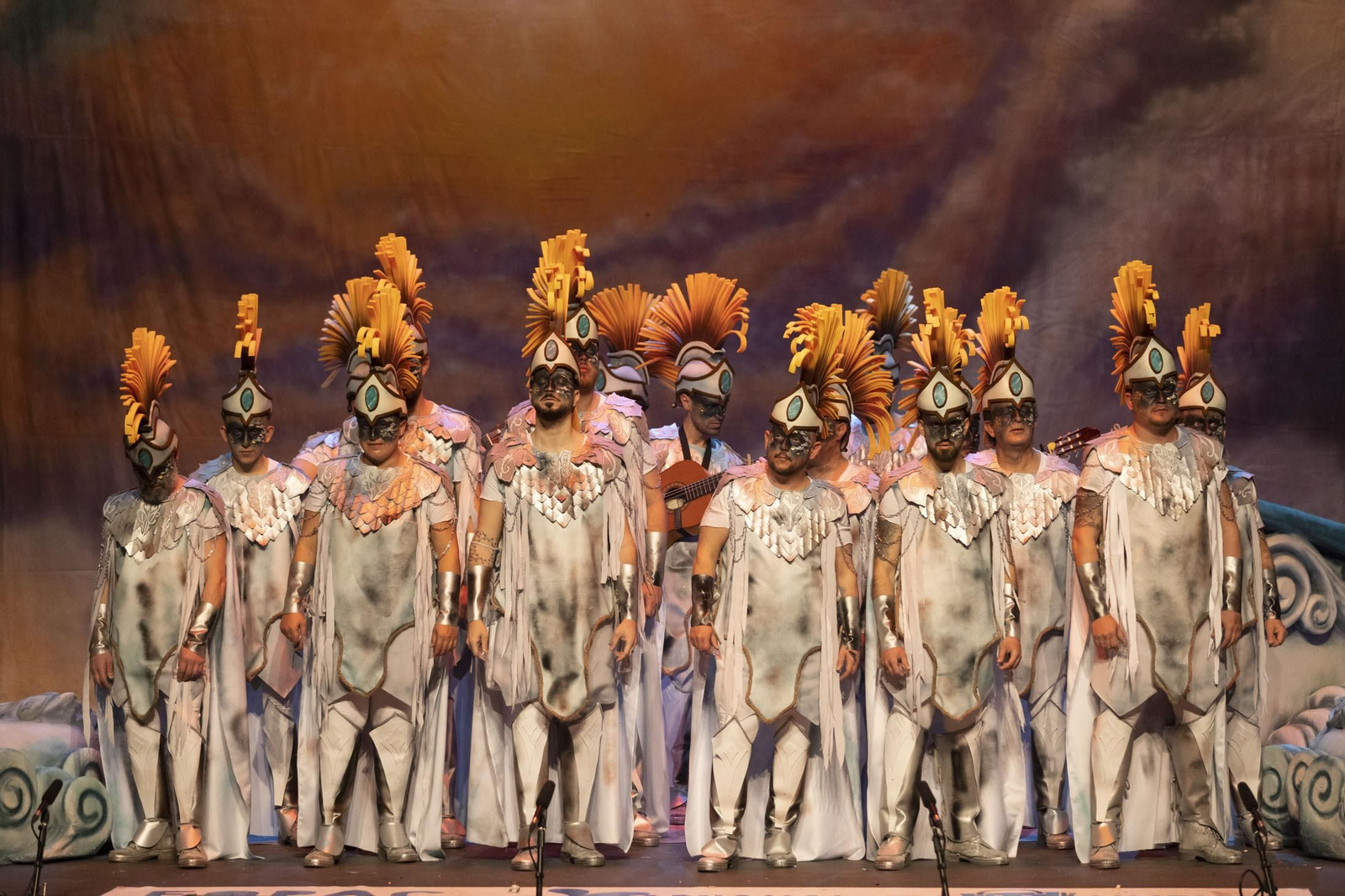 Imágenes de la actuación de la comparsa de Huelva 'Poniente' en el Carnaval Colombino