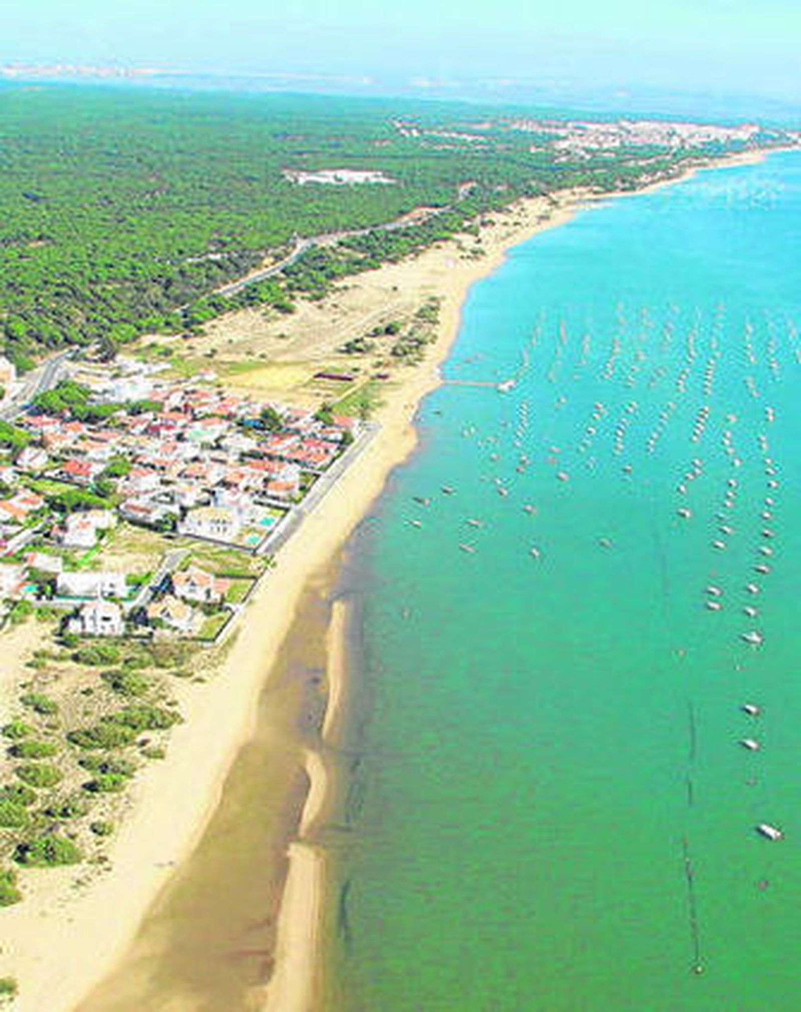 Zona de la Flecha, en el término de Cartaya.
