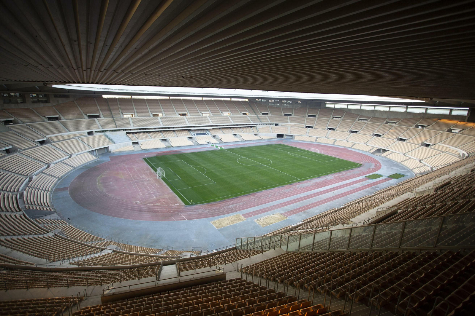 Imagen de este miércoles del Estadio de La Cartuja.