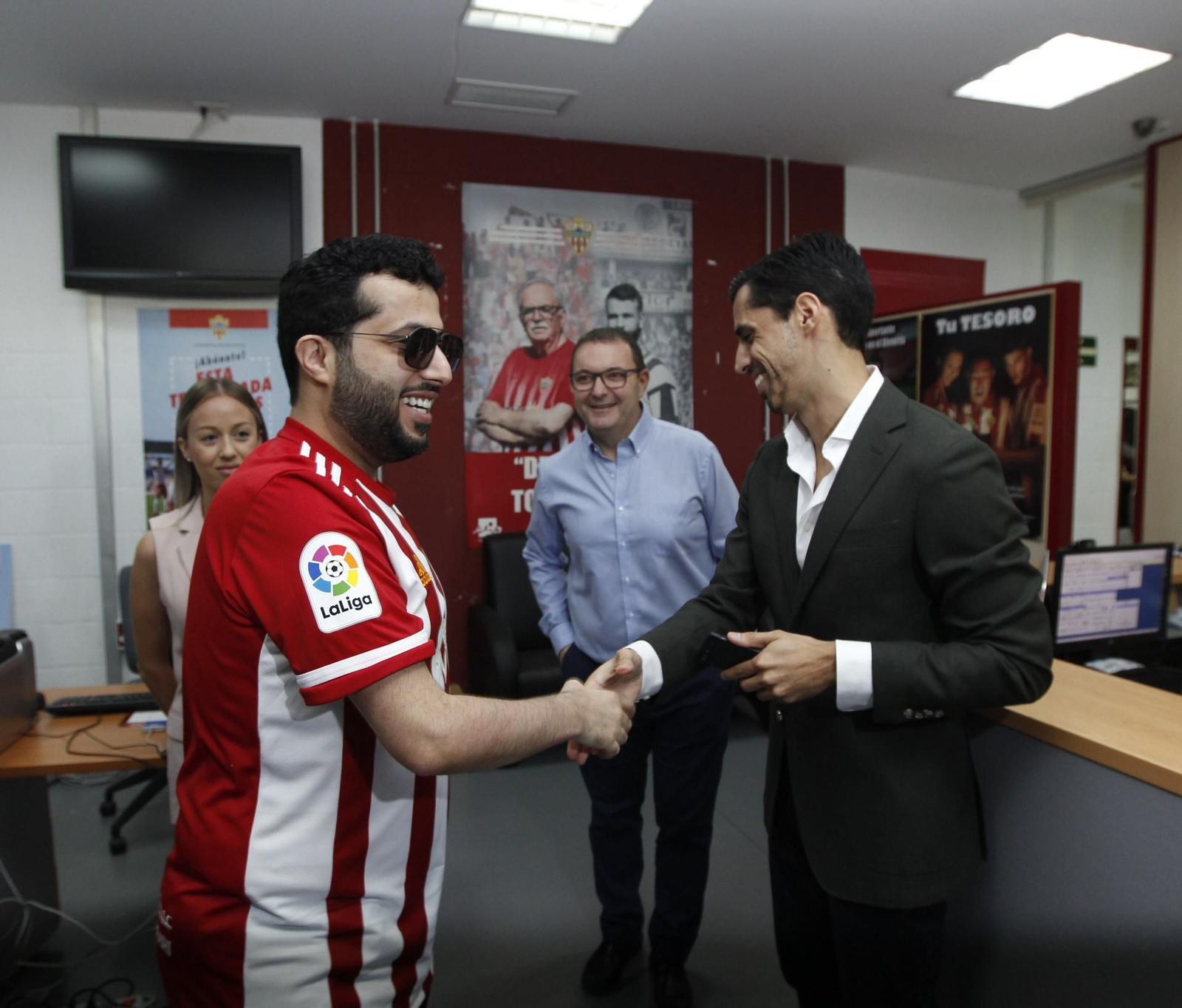 Fotogalería rueda de prensa dueño U.D. Almería, Turki Al-Sheik