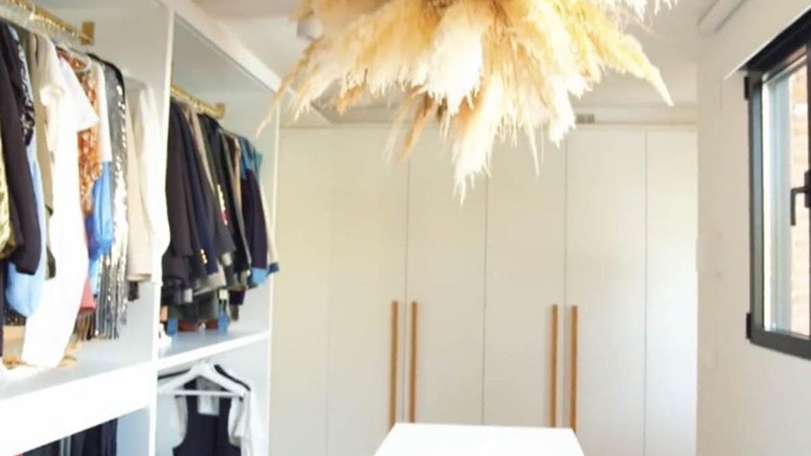 El vestidor de María Pombo.