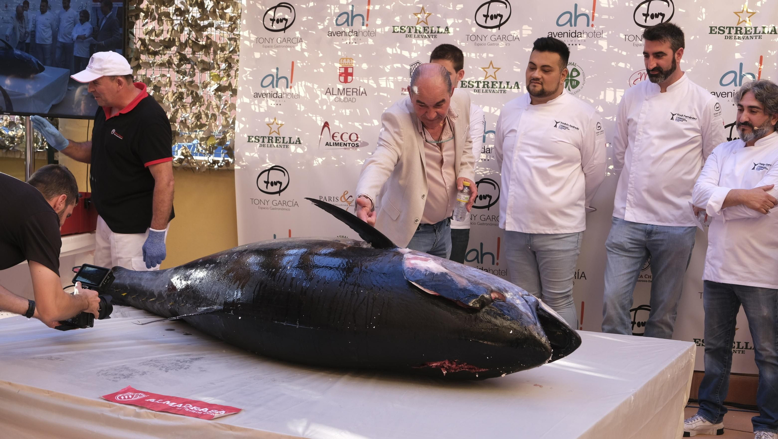 Jornadas del ronqueo del atún de almadraba en el Espacio Gastronómico Tony García, en Almería