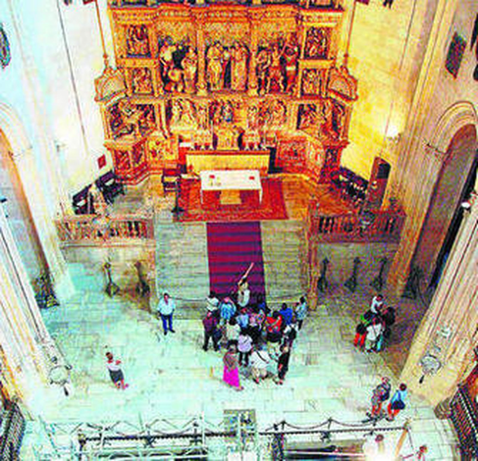 El retablo de la Capilla Mayor.