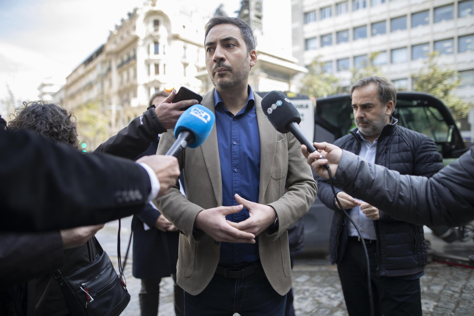 El concejal del PSOE de Granada, Eduardo Castillo, en una imagen de archivo