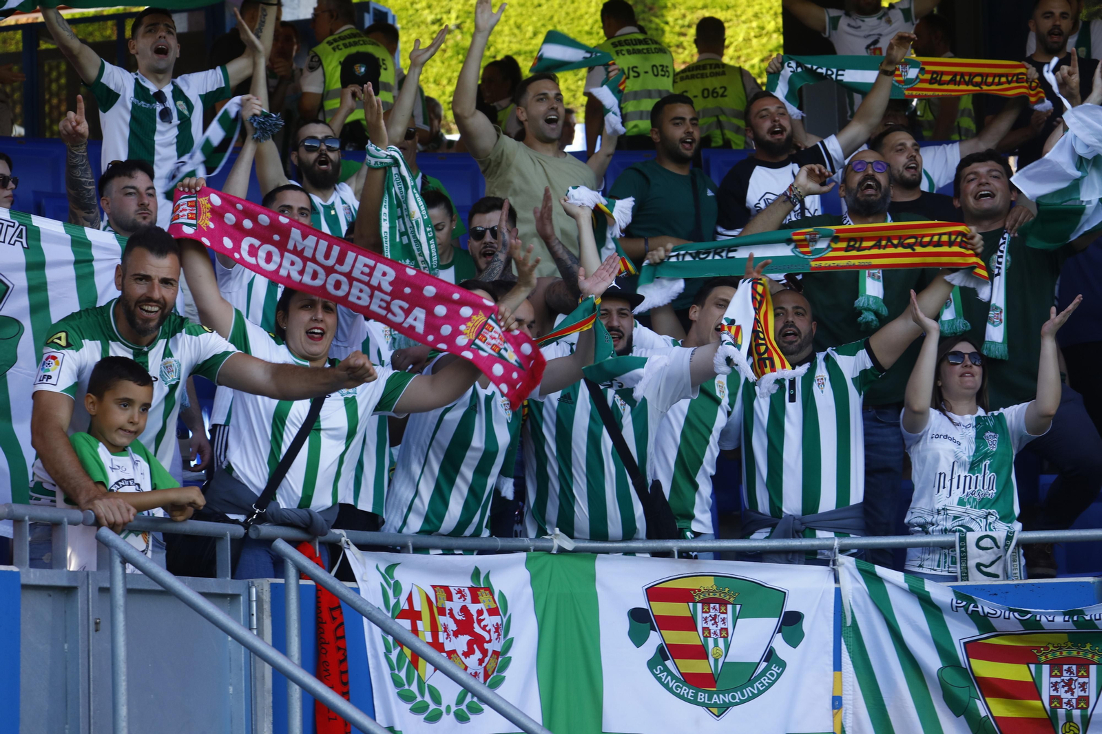 Así vivió la afición del Córdoba CF el partido ante el Barcelona Atlètic en el Estadio Johan Cruyff