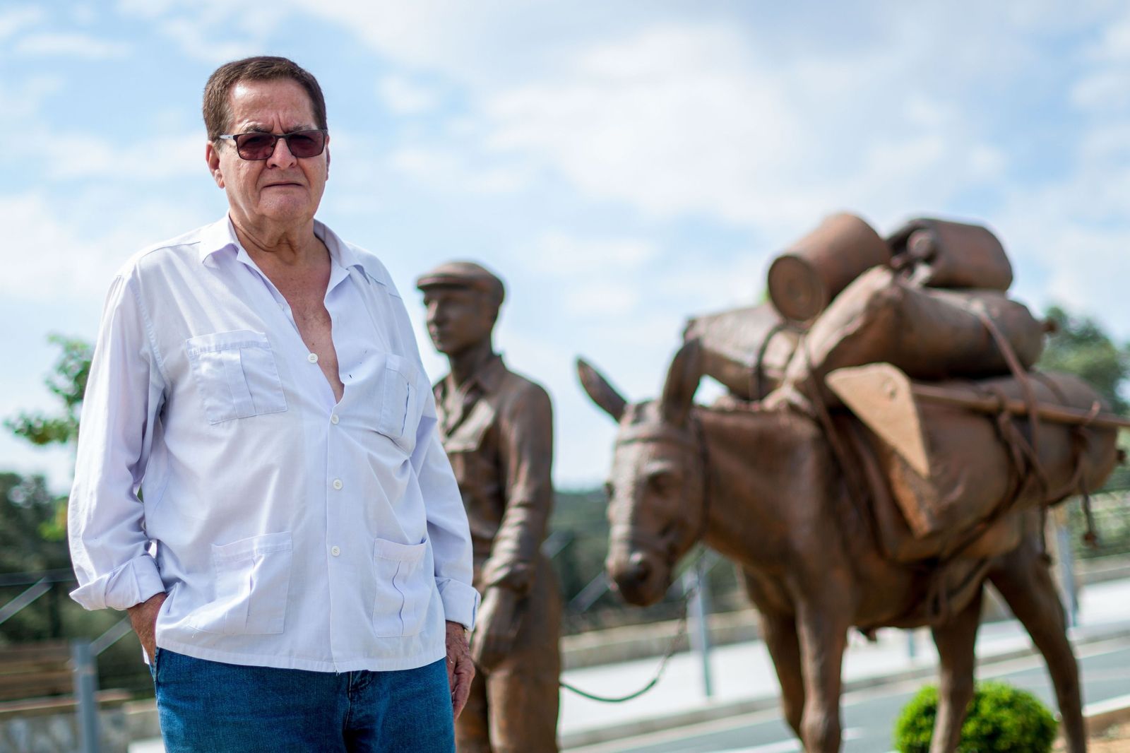 Francisco Gordo, el veterano comunista de 76 años que participó en la operación.