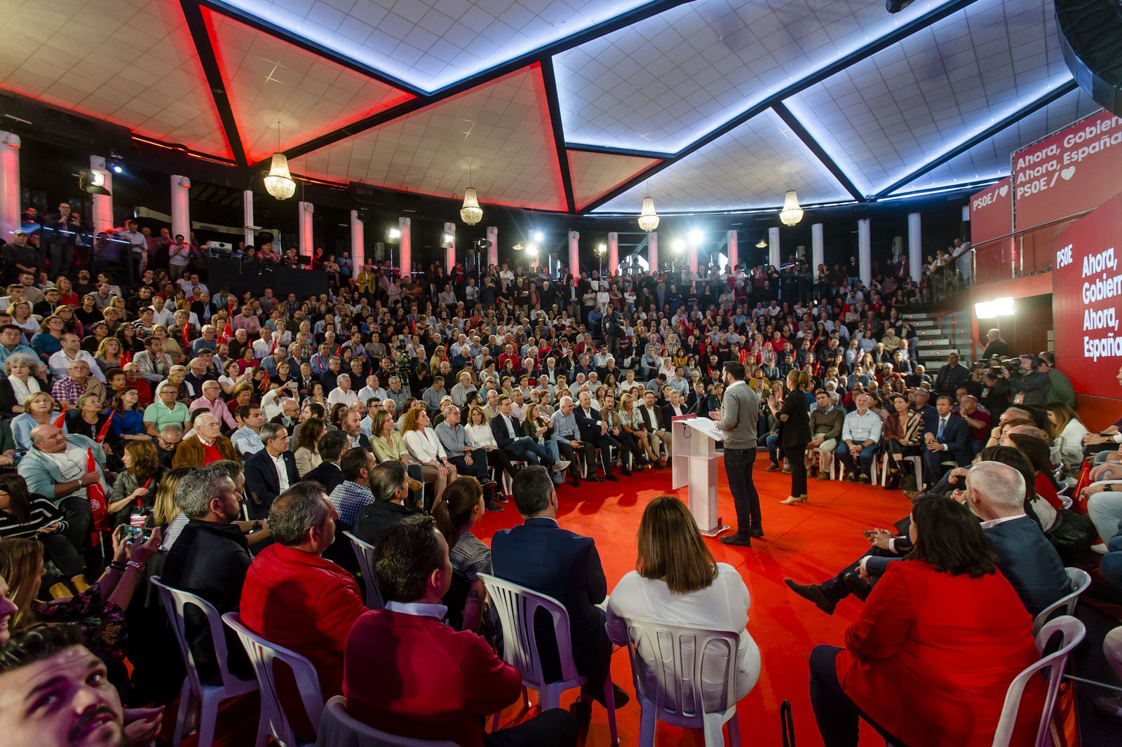 Imágenes del mitin del PSOE en Cádiz